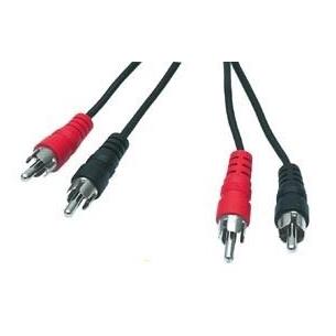 Cable audio 2 RCA macho a 2 RCA macho 5m