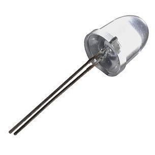 Led 10mm blanco incoloro 15000mcd 25º