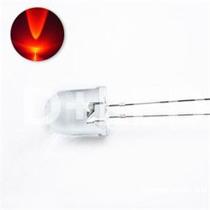 Led 10mm rojo incoloro 12000mcd 25º