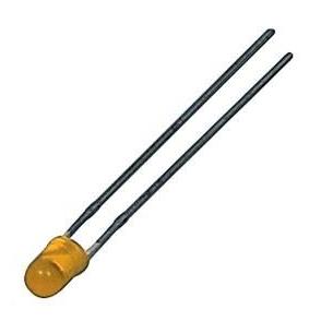 Led 3mm amarillo difuso 15mcd 50º