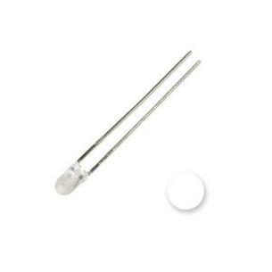 Led 3mm blanco semi-difuso 3000mcd 60º