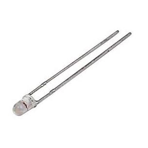 Led 3mm rojo incoloro 800mcd 34º
