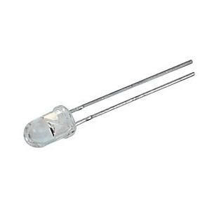 Led 5mm blanco incoloro 6000mcd 50º