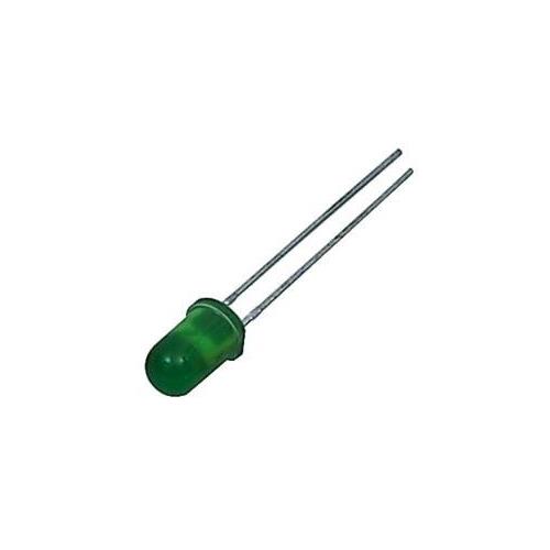 Led 5mm verde difuso 20mcd 30º