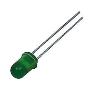 Led 5mm verde difuso intermitente