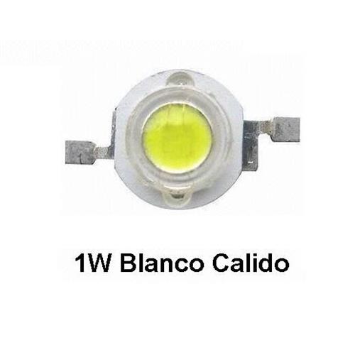 Led Star con disipador 1W Blanco Calido