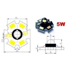 Led Star 5W Rojo