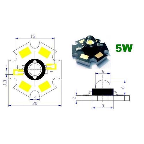 Led Star 5W Verde