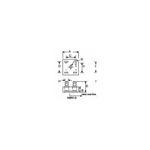 Diodo puente 35A 20V Faston