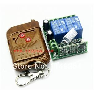 Kit emisor receptor mando a distancia 2 canales 315MHz 12Vdc