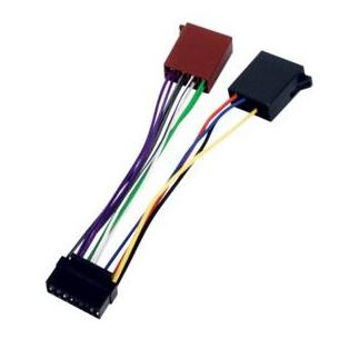 Cable autoradio Iso JVC 16 pines