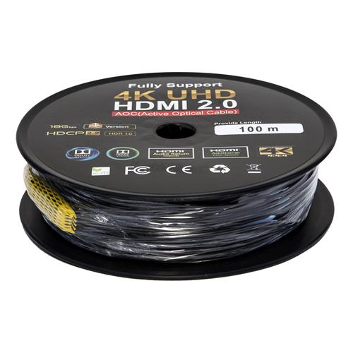 Cable HDMI fibra optica 4K 100m EQ-115100 Cable HDMI fibra optica 4K 100m EQ-115100