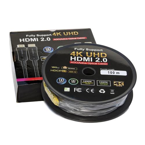 Cable HDMI fibra optica 4K 100m EQ-115100