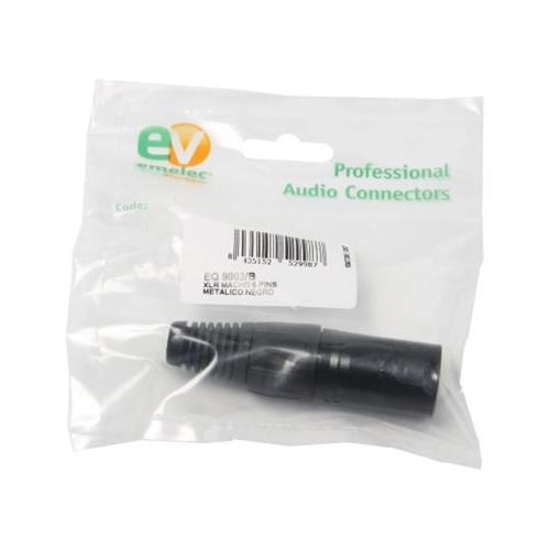 Conector XLR 5P macho aereo EQ 9003/B