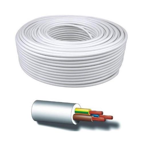 Cable manguera 3 x 1,5mm Blanco H05VV-F
