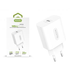 Alimentador USB-C 20W PD Accetel AC620