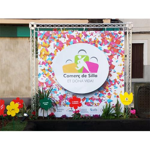 Estructura de aluminio silver 100x100mm 1m FCAD 100 Silver