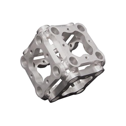 Cubo de union para estructura FCAD FC CUBE 104 SILVER