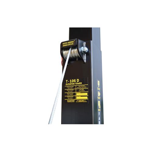 Torre carga superior 6,4m. 225 Kg. Negro T 106D Torre carga superior 6,4m. 225 Kg. Negro T 106D