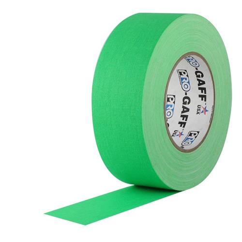 Cinta de tela mate fluorescente verde FLUORCIN-25.25-VE