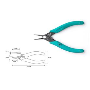 Alicates de puntas planas finas PLR540 JBC