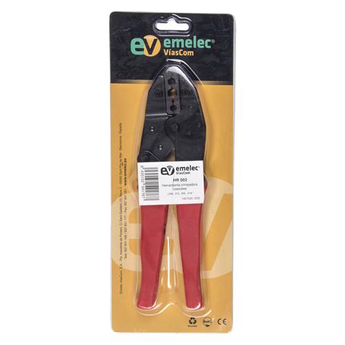 Herramienta crimpadora coaxiales HR002