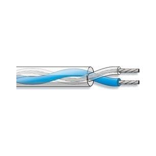 Cable manguera altavoz trenzado 2 x 1,50 OFC transparente Q292