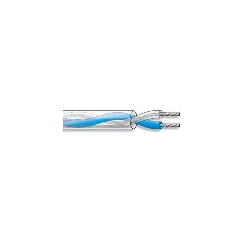 Cable manguera altavoz trenzado 2 x 1,50 OFC transparente Q292