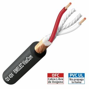 Cable audio analógico balanceado 1x2x0,22 mm² extraflexible Q3-424 2