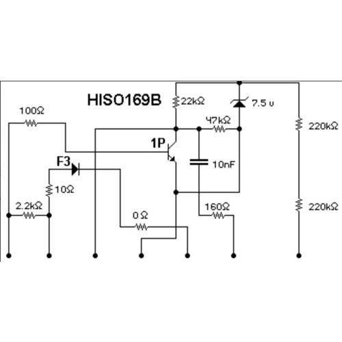 Circuito integrado hibrido HIS0169C Controlador Fuente Conmutada SIL-7