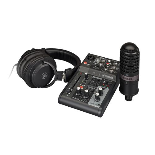 Pack de grabacion Home Studio color negro AG03 MK2 LSPK