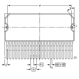 Circuito integrado TDA8569Q