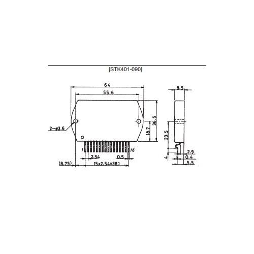 Circuito integrado STK401-090