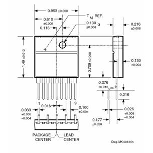 Circuito integrado STRS5707