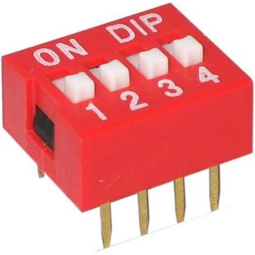 Interruptor DIP 4 circuitos