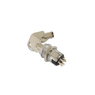 Interruptor con llave 2 circuitos 4 pines 3A 250V 19mm