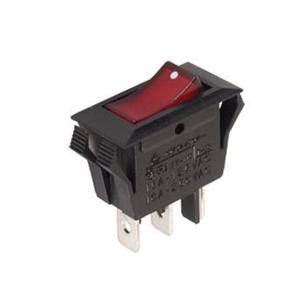 Interruptor basculante 1C. 2P. con luz 10(6)A 250V