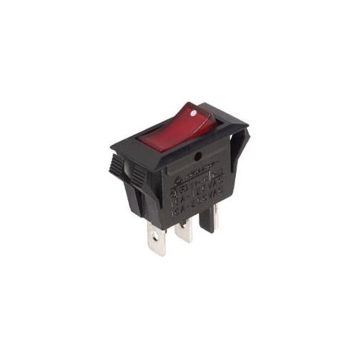 Interruptor basculante 1C. 2P. con luz 10(6)A 250V