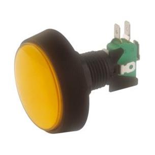 Pulsador luminoso 63mm 16A/250V ambar