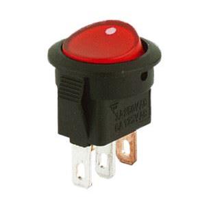 Interruptor basculante 16mm 3A 250V c/luz