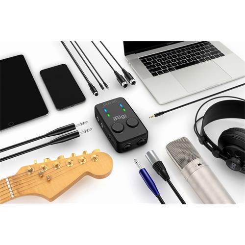 Interfaz movil de audio/MIDI de 2 canales iRig Pro Duo I/O
