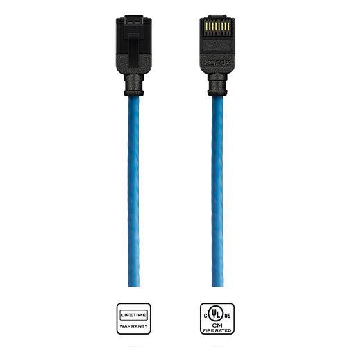 Cable CAT6 para patch AWG28 0,25m color azul K23045-0025-BL
