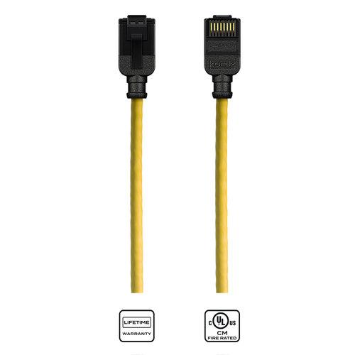 Cable CAT6 para patch AWG28 0,25m color amarillo K23045-0025-Y