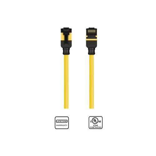 Cable CAT6A para patch AWG28 0,25m color amarillo K33946-0025-Y