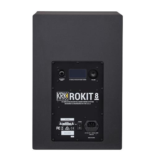 Monitor KRK Rokit RP-8 G4 activo 2 vias color negro (1 unidad)