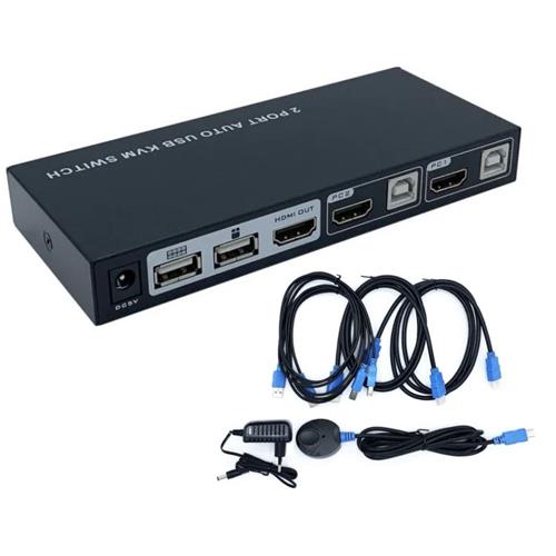 KVM switch HDMI-USB 2PC AISENS