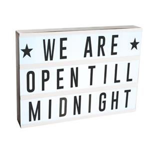 Caja de luz Led blanca 30x22