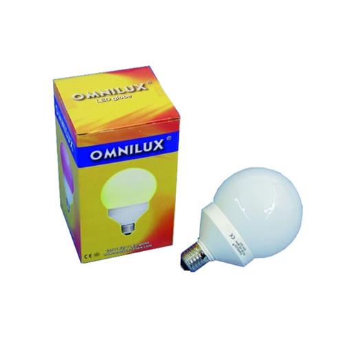 Lampara E27 a led 95mm color amarillo RGB 220V