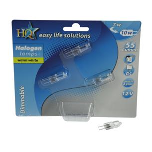 Lampara halogena 12V 7W x3 bi-pin HQ