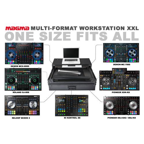 Maleta transporte multi-formato Dj WORKSTATION XXL PLUS